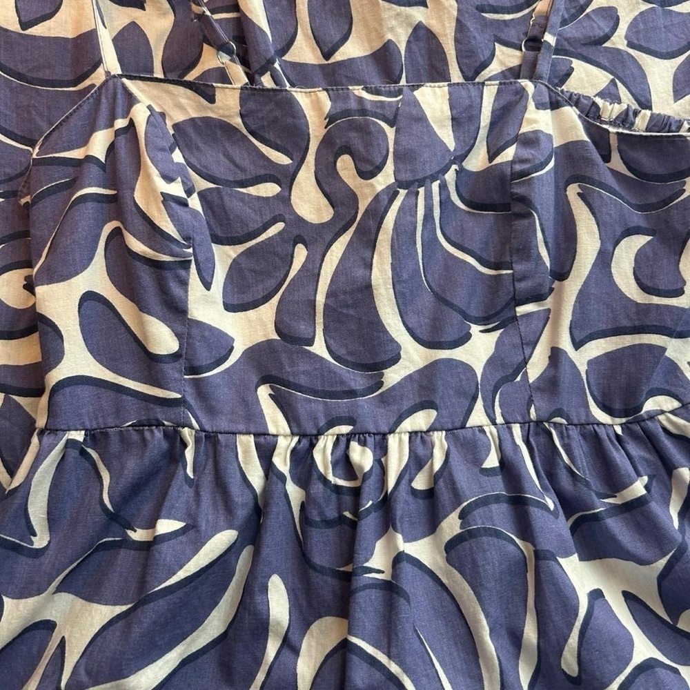 Jessica Simpson Boho Periwinkle Purple Maxi Dress Adjustable Straps Size Small - Picture 6 of 8